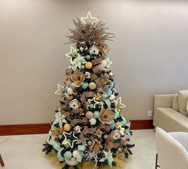 Árvore de Natal + Decoração 360º Home Inclusa - 1,50 Metros Minha loja 
