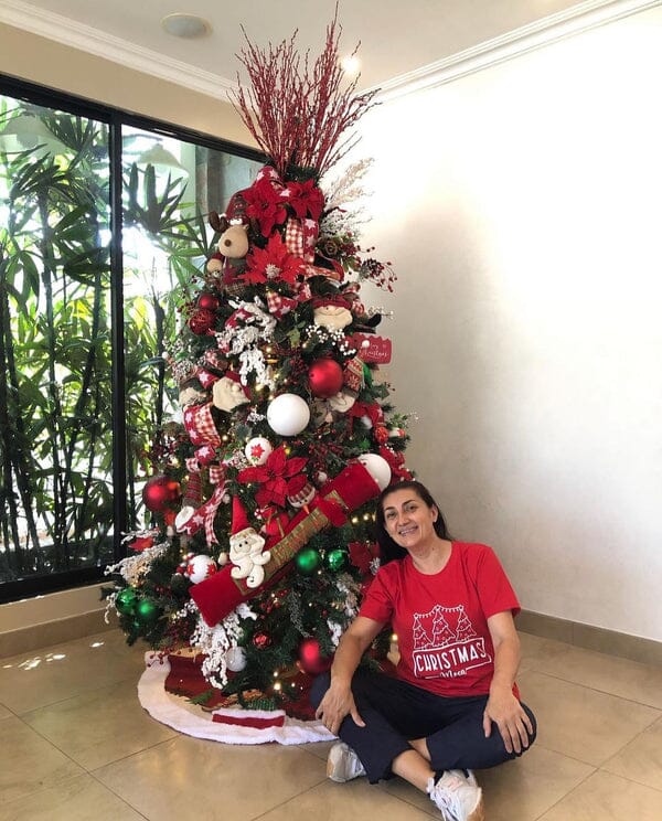 Árvore de Natal Retrátil Mágica com Controle Remoto e Luz Led com desconto pre venda de Natal + Brinde 132 enfeites Minha loja 