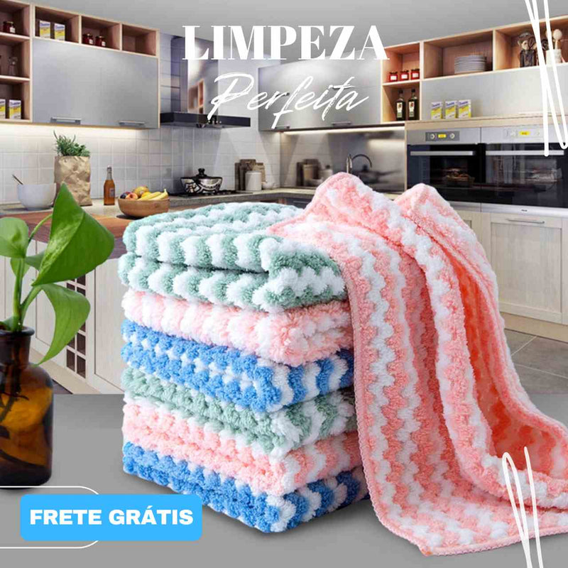 (Compre 4 Ganhe 3) Panos Mágicos® - Microfibra Macia para Limpeza Perfeita Premium 2023 - FRETE GRÁTIS 0 Minha loja 