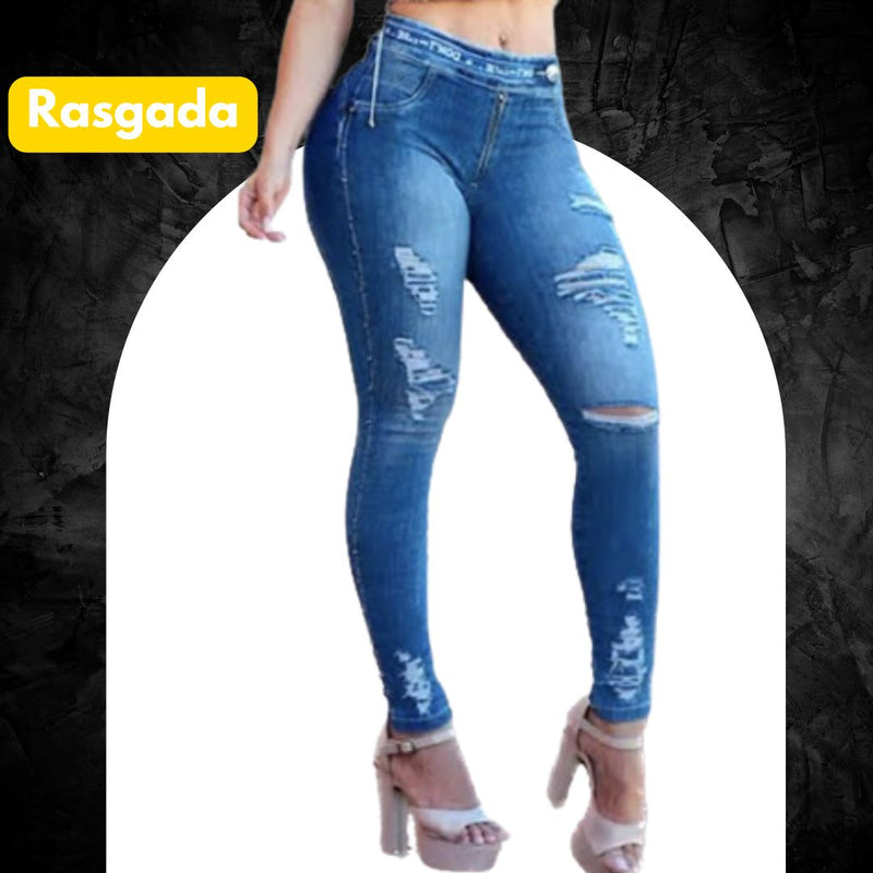 [DIRETO DA FÁBRICA] KIT 6 CALÇAS JEANS MODELADORAS + CINTO FIVELA ARGOLA DUPLA DE BRINDE APENAS HOJE Minha loja 
