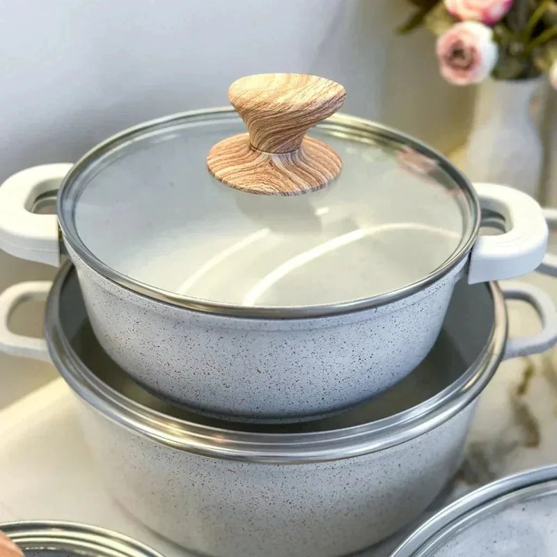 Jogo de Panelas Cookware 12 Peças (indução e gás) Minha loja 