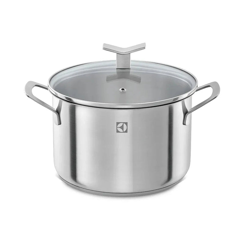 Jogo de Panelas Electrolux Inox com 5 Peças Design com Fundo Triplo Minha loja 