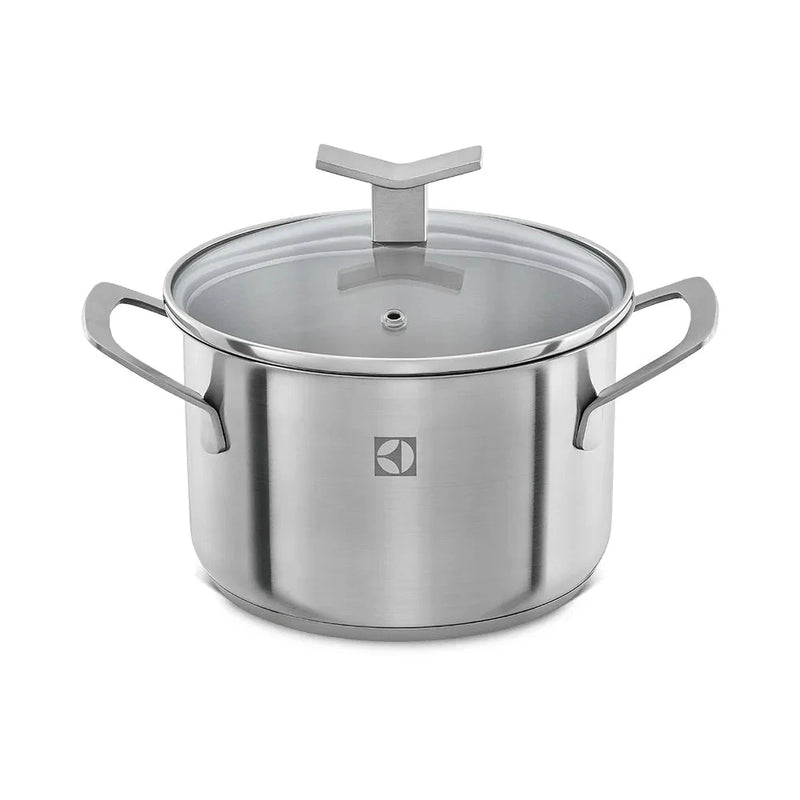 Jogo de Panelas Electrolux Inox com 5 Peças Design com Fundo Triplo Minha loja 