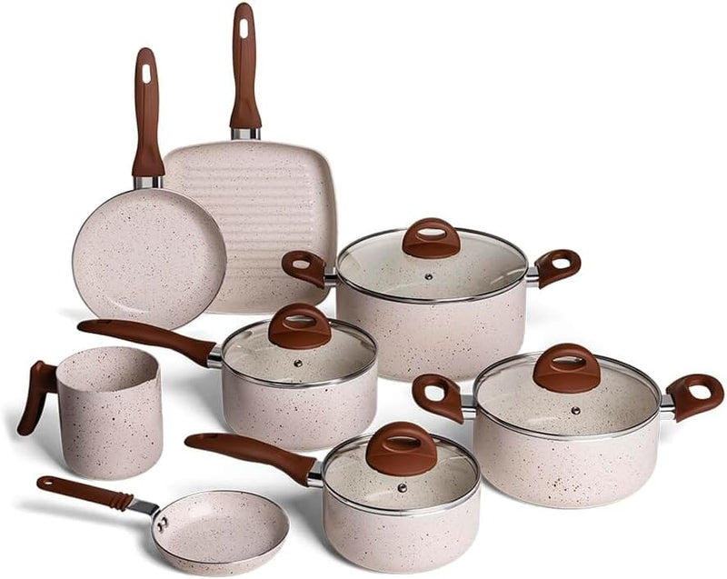 Jogo Panelas Ceramic Smart Plus [22 Peças] + Kit Utensílios em Silicone Minha loja 