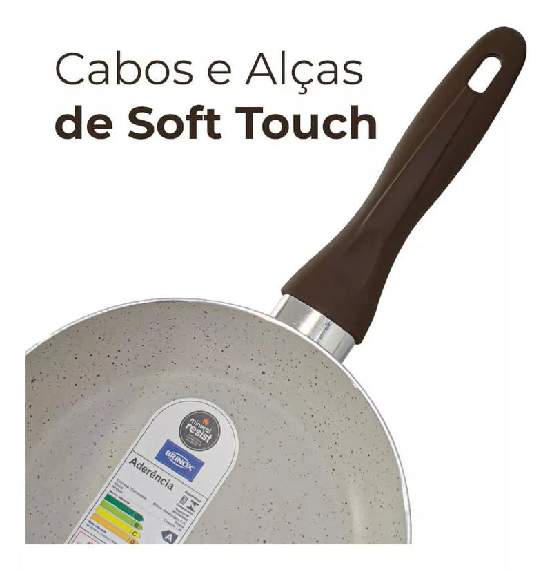 Jogo Panelas Ceramic Smart Plus [22 Peças] + Kit Utensílios em Silicone Minha loja 