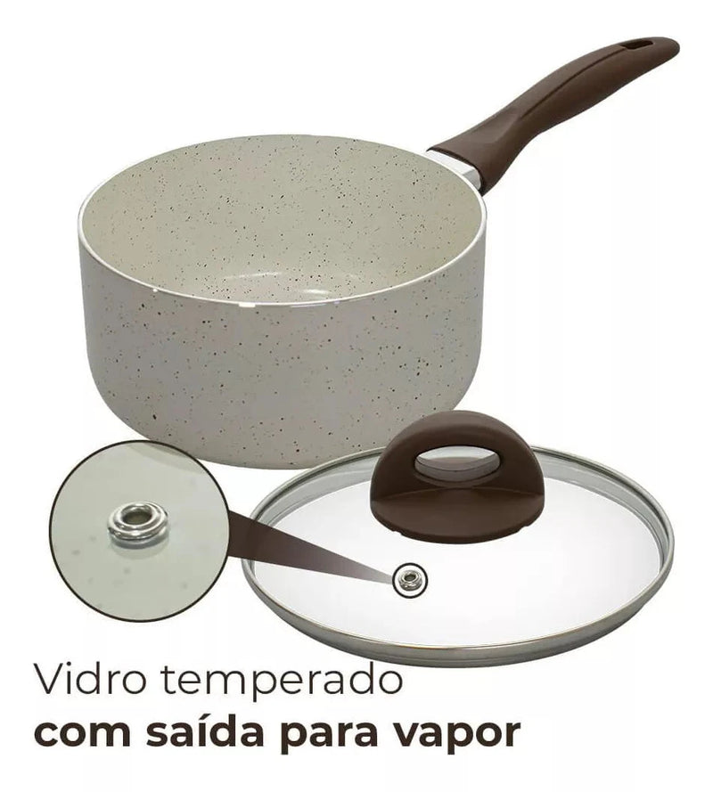 Jogo Panelas Ceramic Smart Plus [22 Peças] + Kit Utensílios em Silicone Minha loja 