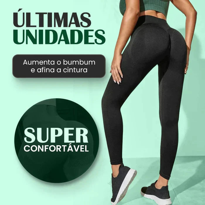 Kit 5 Calças Legging + Tops Brinde - Aumenta Bumbum e Afina Cintura | PROMOÇÃO QUEIMA DE ESTOQUE Minha loja 