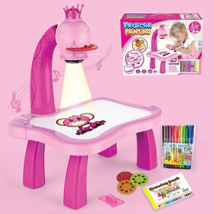 Mesa Desenha Fácil Minha loja Pink 