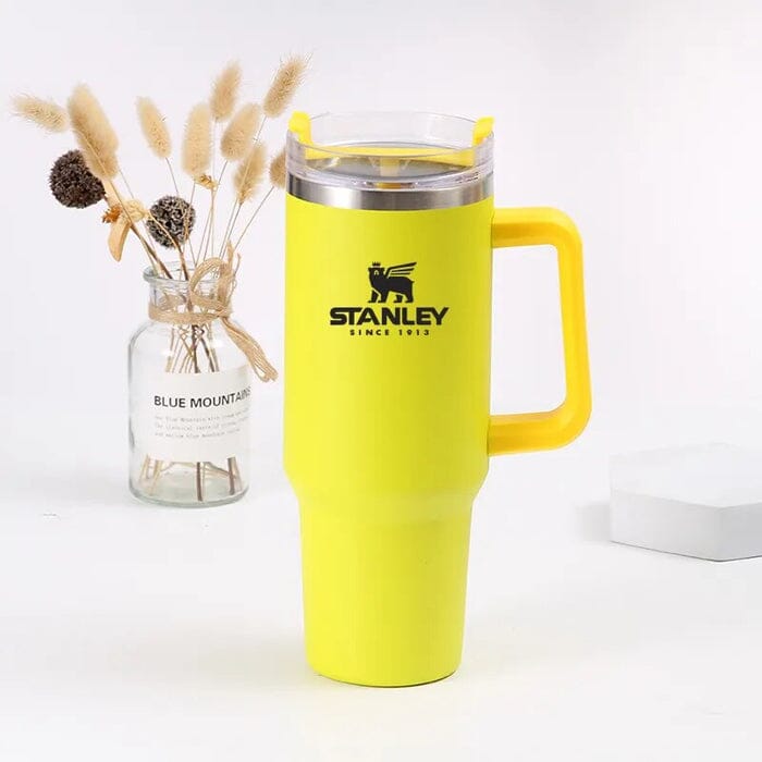 [OFERTA DE VERÃO - ÚLTIMAS UNIDADES ] Stanley Copo Quencher 2.0 | 1,18 Litros + Brindes Exclusivos Minha loja Amarelo 