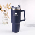 [OFERTA DE VERÃO - ÚLTIMAS UNIDADES ] Stanley Copo Quencher 2.0 | 1,18 Litros + Brindes Exclusivos Minha loja Azul-marinho 