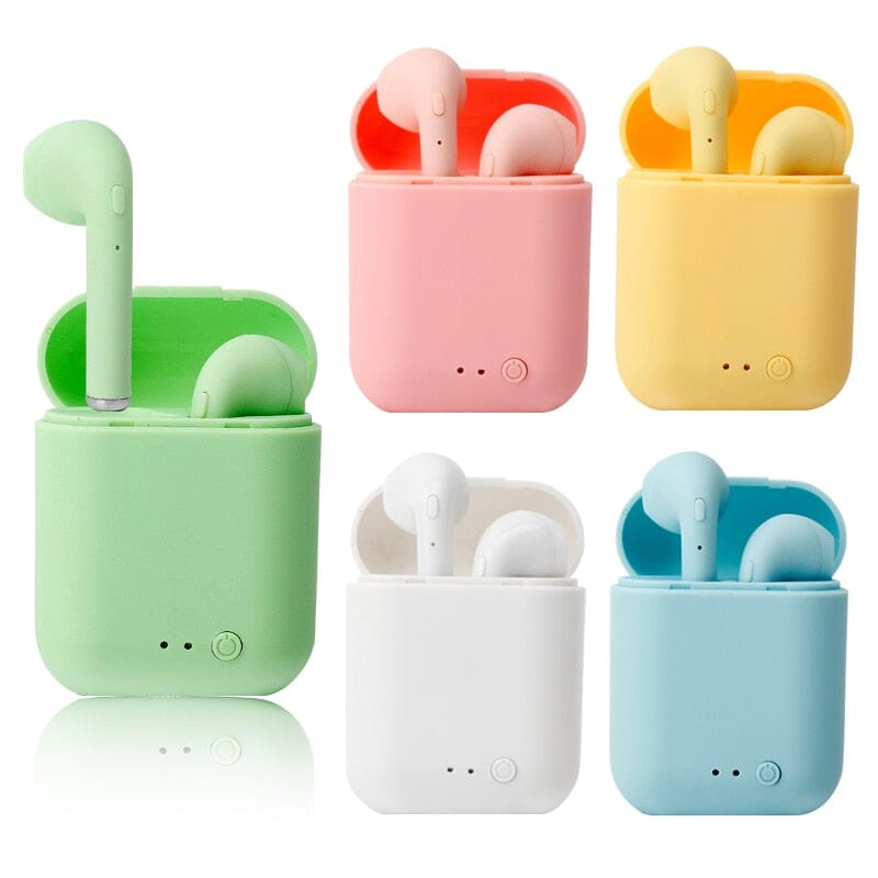 Air dots bluetooth 5.0- Universal Fones de ouvido e airdots Divina Elegância Azul 