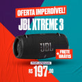 Caixa de Som Bluetooth JBLXtreme 3-OFERTA IMPERDÍVEL 🔥 JBL Xtreme 3 Caixa de Som Portátil com Bluetooth 50W Lacrada Divina Elegância Preto 