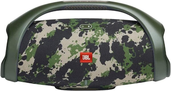 Caixa De Som Boombox 3 a prova D'Água Bluetooth Original + Copo Stanley 473 ml [Últimas Unidades] Moda em Foco Camuflado 
