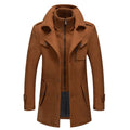 Casaco Europeu Masculino Casaco Europeu Masculino Divina Elegância Marrom XPP 
