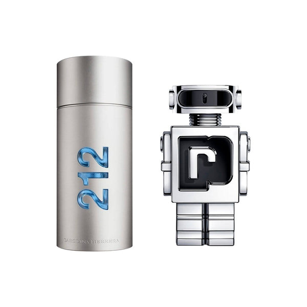 Combo de Perfumes Masculinos 212 MEN e Phantom Beleza e Perfumaria Divina Elegância 
