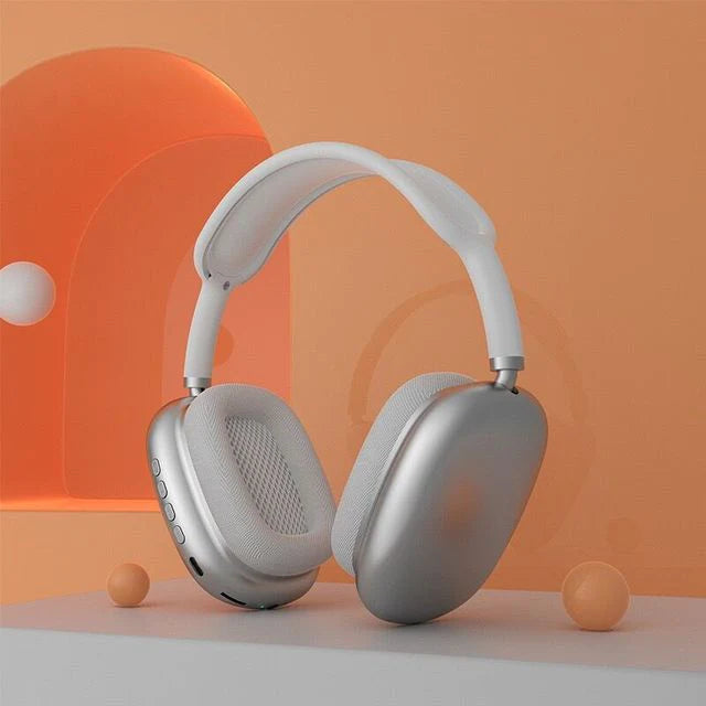 Fone De Ouvido AudiPods®️ Bluetooth Sem Fio headset AudioPods™ | Fone de Ouvido Bluetooth [ORIGINAL] Divina Elegância Cinza 