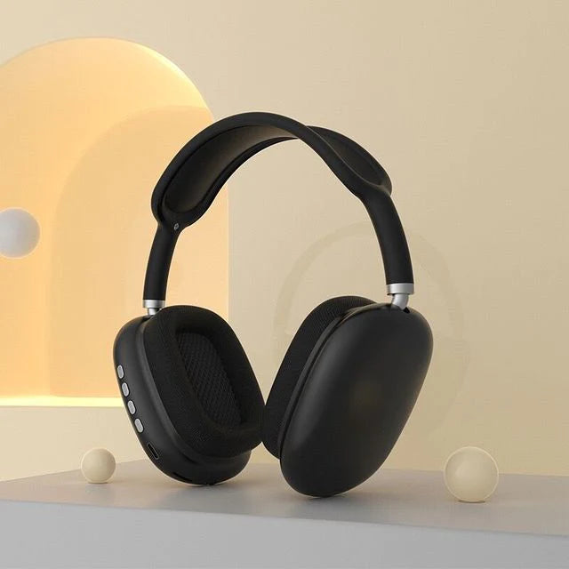 Fone De Ouvido AudiPods®️ Bluetooth Sem Fio headset AudioPods™ | Fone de Ouvido Bluetooth [ORIGINAL] Divina Elegância Preto 