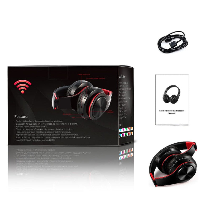 Fone de ouvido Bluetooth Sem fio Dobrável Fone de ouvido Bluetooth Sem fio Dobrável Divina Elegância 
