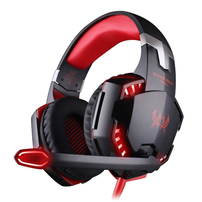 Fone de Ouvido Game XBox PS4 PC Laptop Fone de ouvido game Xbox Divina Elegância Vermelho 