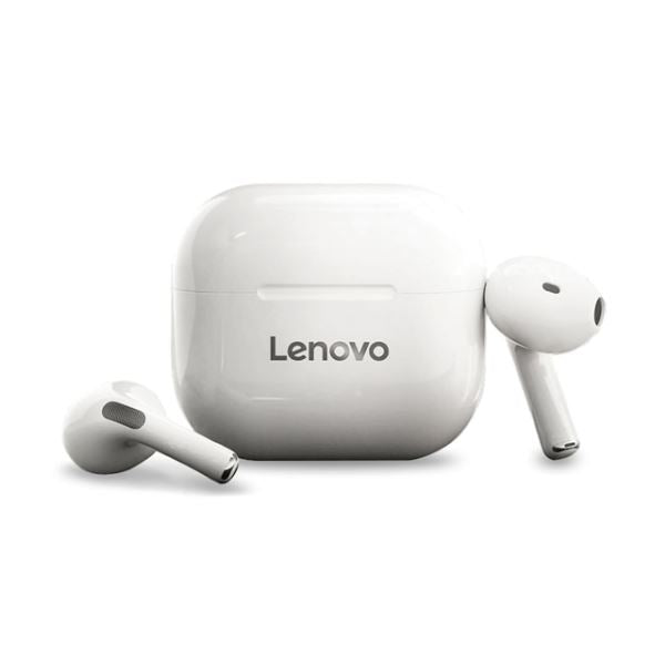 Fones de ouvido sem fio Lenovo original Fones de ouvido sem fio Lenovo original Divina Elegância Branco 