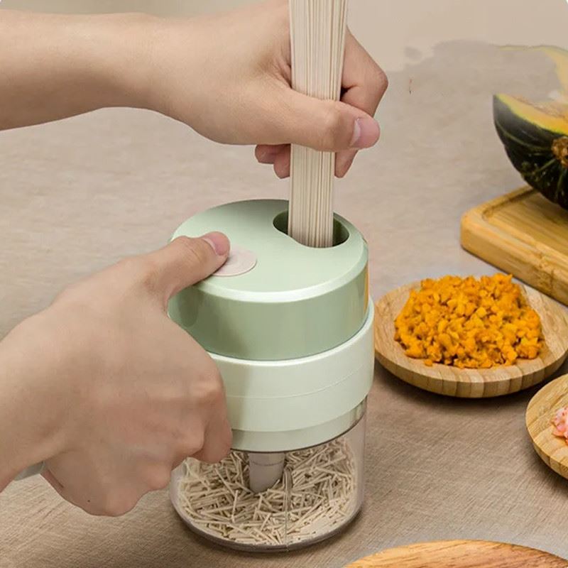 Garlic Chopper- Processador Mix Tornado 4 em 1 Divina Elegância 