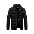 Jaqueta Masculina Premium Boss Jaqueta de frio Impermeável Divina Elegância Preto P 