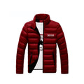 Jaqueta Masculina Premium Boss Jaqueta de frio Impermeável Divina Elegância Vinho P 