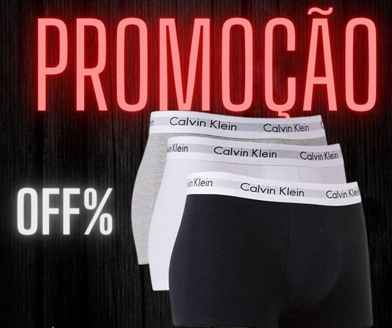 Kit 10 Cuecas Boxer CK Algodão Cotton Kit 10 Cuecas Boxer CK Algodão Cotton Divina Elegância P 