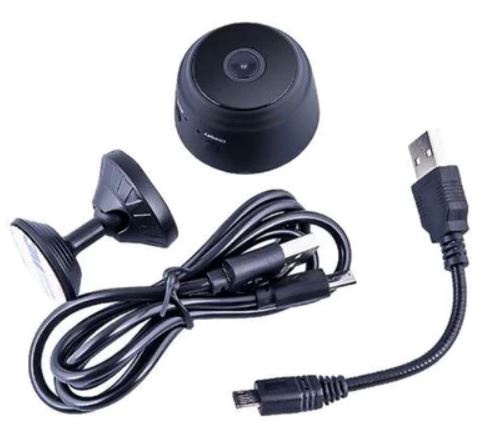 Mini Câmera de Segurança Portátil Wifi HD 1080P Alta Definição Mini Câmera de Segurança Portátil Wifi HD 1080P Alta Definição Divina Elegância 