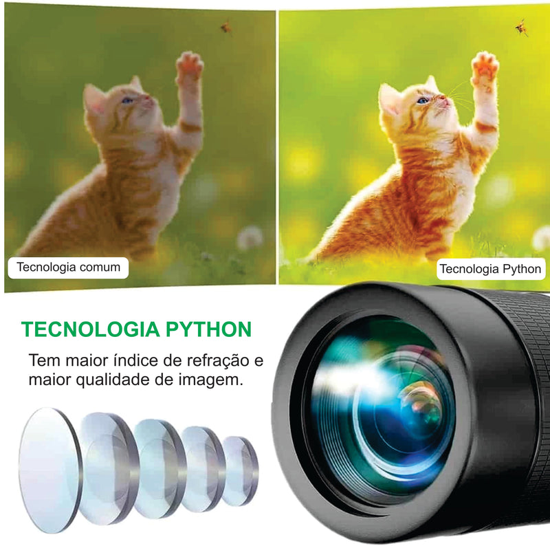 Python HD™ 12x45 Super Zoom Profissional eletronicos 006 Divina Elegância 