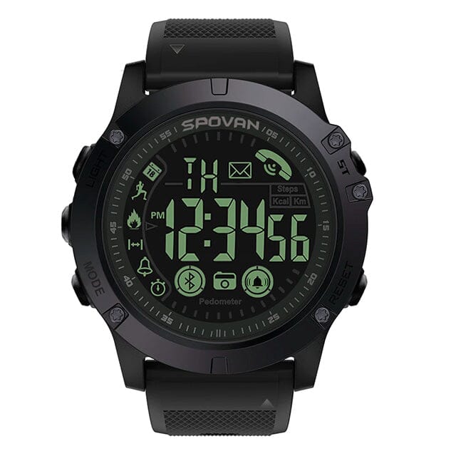 Relógio Militar SmartWatch Indestrutível Relógio Militar SmartWatch Divina Elegância Preto 