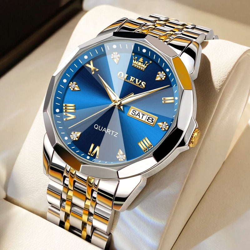 Relógio OLEVS diamante 3D Relógio OLEVS diamante 3D Divina Elegância 