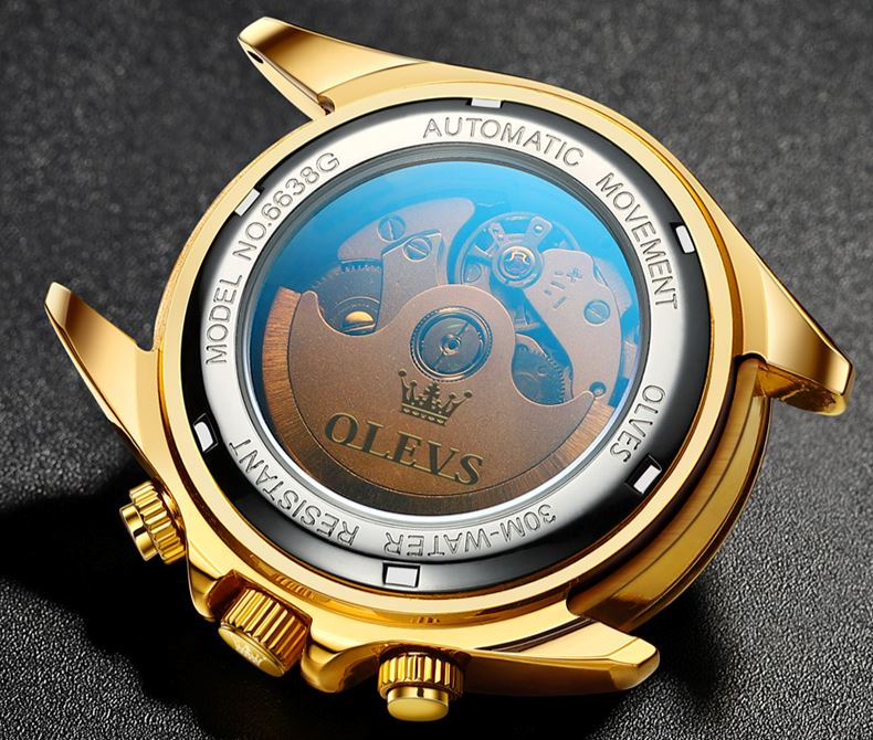 Relógio OLEVS Edição Ouro- Aço inoxidável ORIGINAL Relógio OLEVS Edição Ouro- Aço inoxidável ORIGINAL Divina Elegância 