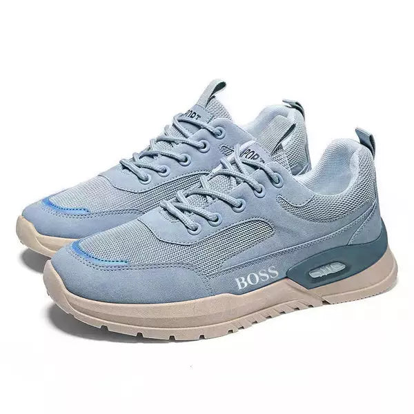 Tênis H. Boss Casual Sport™ - Edição Limitada Calçados Masculinos Divina Elegância Azul 37 