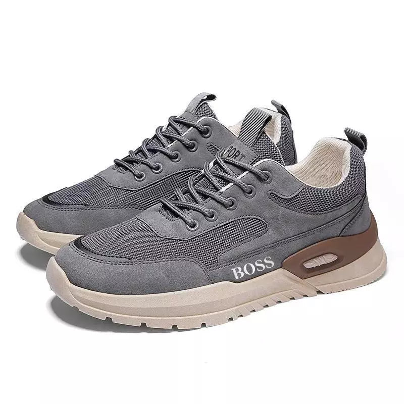 Tênis H. Boss Casual Sport™ - Edição Limitada Calçados Masculinos Divina Elegância Cinza 37 